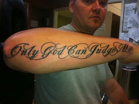 only god can judge me tatto|Only God Can Judge Me Tattoo